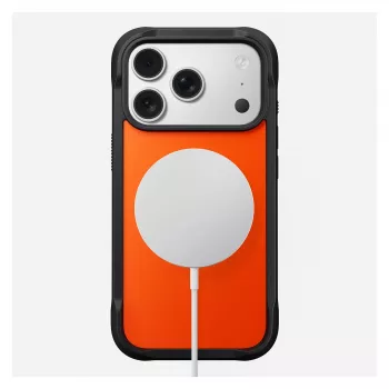 Mobilaus telefono dėklas Nomad Rugged Case, skirtas iPhone 17 Pro — 16 cm (6,3 colio), oranžinis