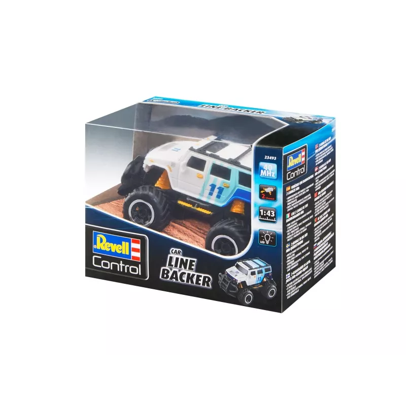 Automobilis Revell Line Backer REVELL – žaislinis modelis, juoda/mėlyna/balta, nuo 6 metų