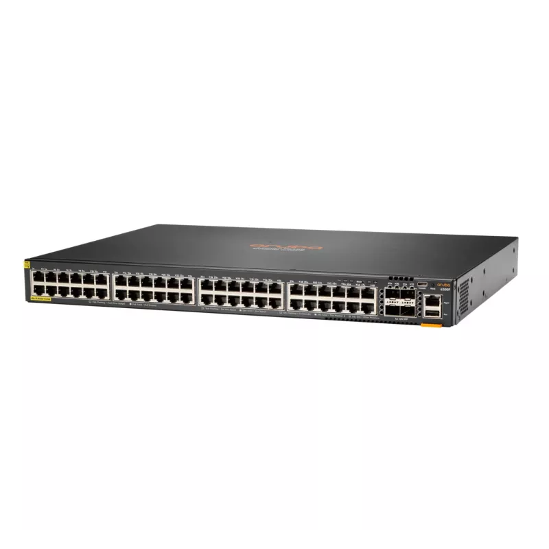 Valdomas jungiklis HP Enterprise Aruba 6200F 48G PoE 370W 4SFP+