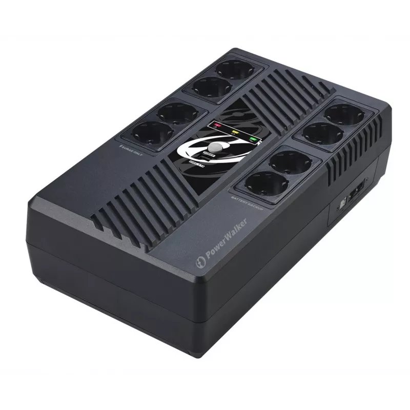 PowerWalker VI 1000 MS FR linijinė-interaktyvi UPS 1000 VA 600 W 8 AC lizdai
