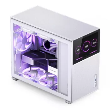 PC korpusas Jonsbo D31 MESH Midi bokštas Baltas