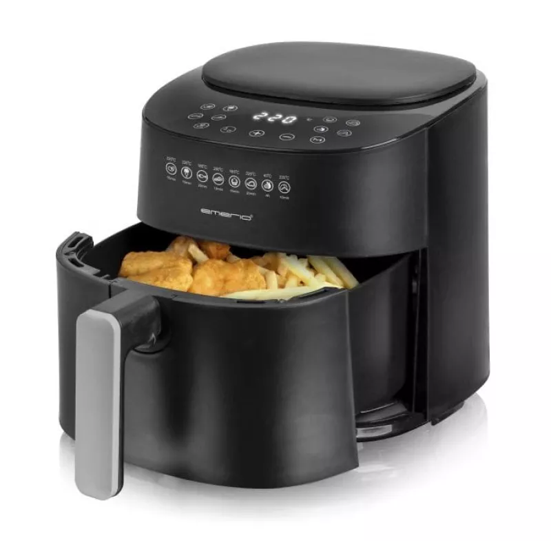 Karšto oro gruzdintuvė Emerio AF-129369 4,5 L 1300 W Juoda