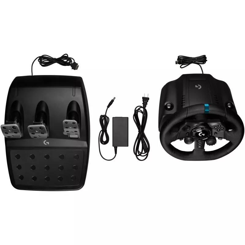 Logitech G G923 SE vairas su pedalais ir svirtimi, USB 2.0, PC, PlayStation 4, PlayStation 5 (991-000531)
