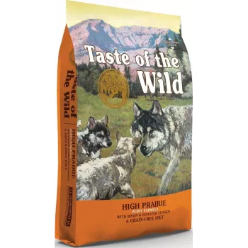 TASTE OF THE WILD Puppy High Prairie – sausas šunų ėdalas – 12,2 kg