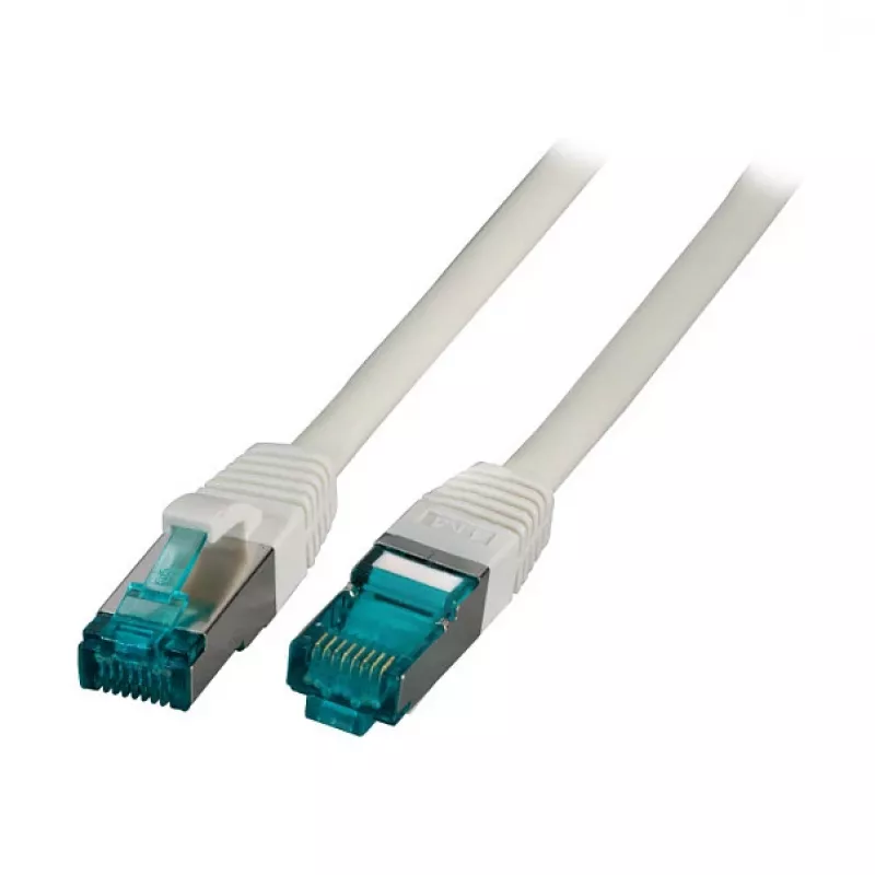 EFB-Elektronik RJ45 jungiamasis laidas Cat.6A S/FTP LSZH pilkas 0,15m (MK6001.0,15G)