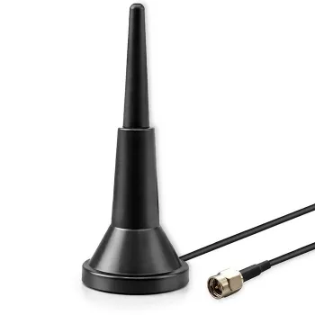 Išorinė 4G LTE antena QOLTEC 5 dBi 600–2700 MHz SMA jungtis su 3 m kabeliu