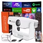 Mini projektorius zenwire IMC260 – nešiojamas projektorius su Android 14, Wi‑Fi, 360° montavimu, Full HD/4K įvestimi telefonams