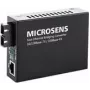 MICROSENS Fast Ethernet Bridging Converter MS400210 - medijos keitiklis - 100Mb LAN - 10Base-T, 100Base-FX, 100Base-TX - RJ-45 / SC kelių režimų - iki 2 km - 1310 nm
