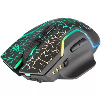 Defender Oneshot GM-067 Belaidė žaidimų pelė, dešinei rankai, RF + USB, pilka