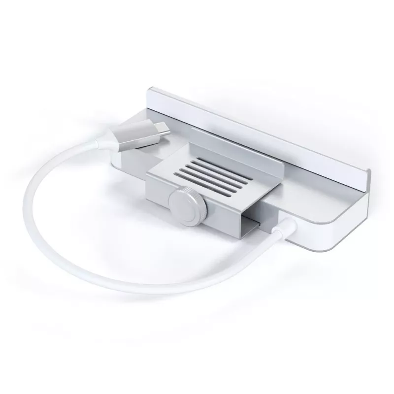 Satechi ST-UCICHS USB 3.2 Gen 1 Type-C dokas / prievadų replikatorius, USB-A prievadai, SD/MicroSD, sidabrinis