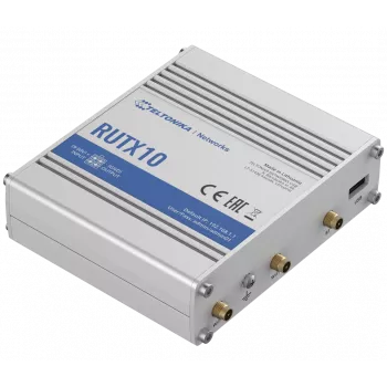 Teltonika RUTX10 belaidis maršrutizatorius Gigabit Ethernet dviejų juostų (2,4 GHz / 5 GHz) Baltas