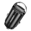 Automobilinis įkroviklis CHOETECH TC0006 30W USB-C/USB-A su QC3.0 ir PD3.0 palaikymu