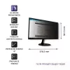 Qoltec 51053 privatumo filtras 48,3 cm (19 inch) monitoriui