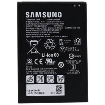 Samsung GP-PBX300ASABW atsarginė baterija, skirta Tab Active5 – vardinė talpa: 4900 mAh 18,87 Wh, tipinė talpa: 5050 mAh 19,44 Wh