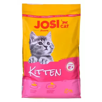Sausas kačių ėdalas kačiukams JosiCat Kitten 10 kg – pilnavertė mityba augantiems kačiukams