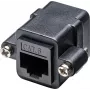 Wentronic 81365 Black RJ45 keystone lizdas