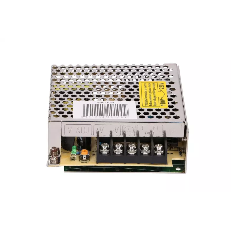 Modulinis perjungiamasis maitinimo šaltinis MPL POS-15-12, 12V 1,25A