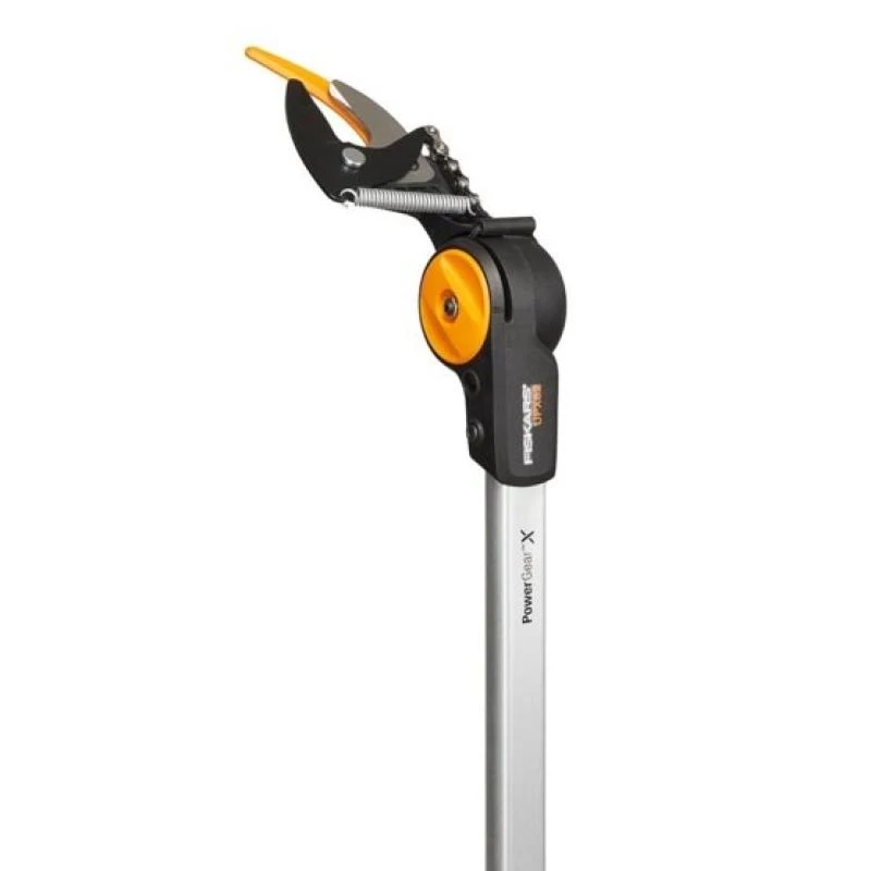Sodinimo žirklės Fiskars UPX82 Anvil – genėjimo žirklės medingoms šakoms, juoda/mėlyna/pilka