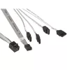 Supermicro - SATA / SAS kabelis - Mini SAS HD (SFF-8643) į SATA - 50/50/60/70 cm - skirtas A+ Server 1013, SuperServer 5018, 5019, 5019S, SuperStorage Server 5019D8