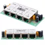 PoE injektorius Extralink 4 prievadai 4x 100Mb/s RJ45, Fast Ethernet, 48 V, be korpuso