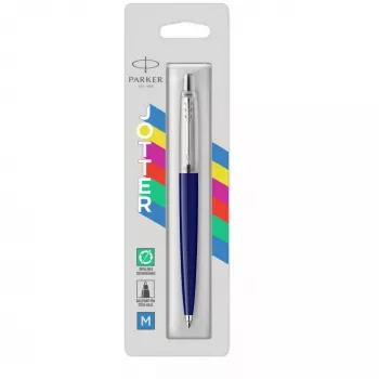 Parker Jotter Originals Blue – užsegamas ištraukiamas tušinukas