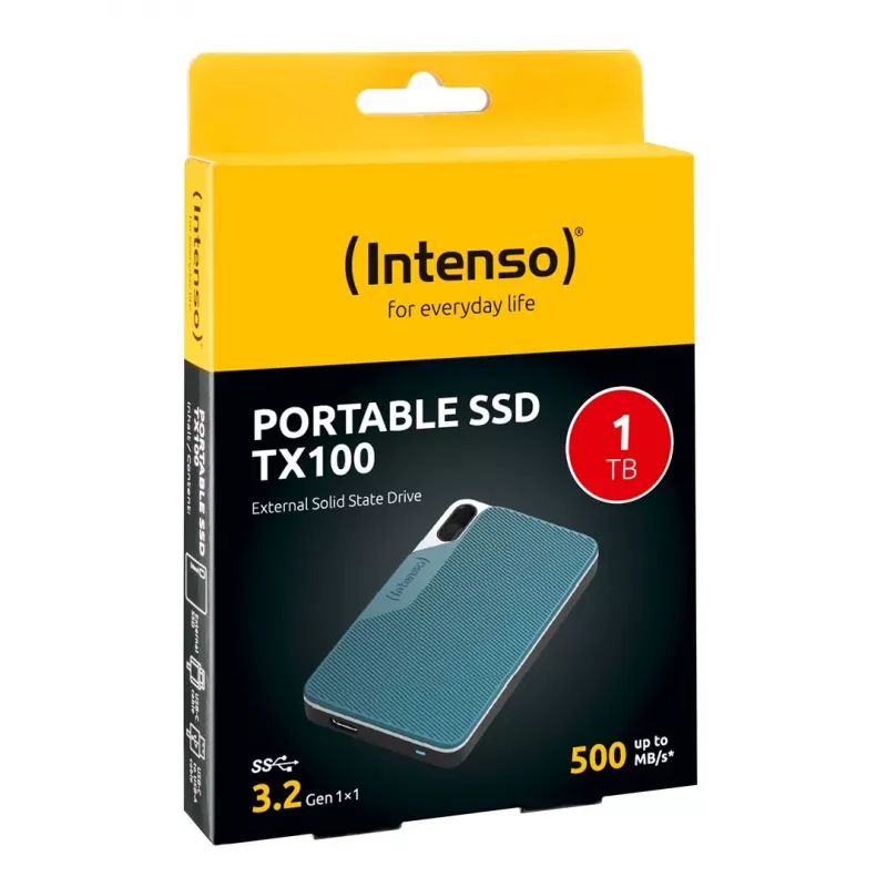 Intenso SSD TX100 1,8 colio 1TB USB 3.2 išorinis
