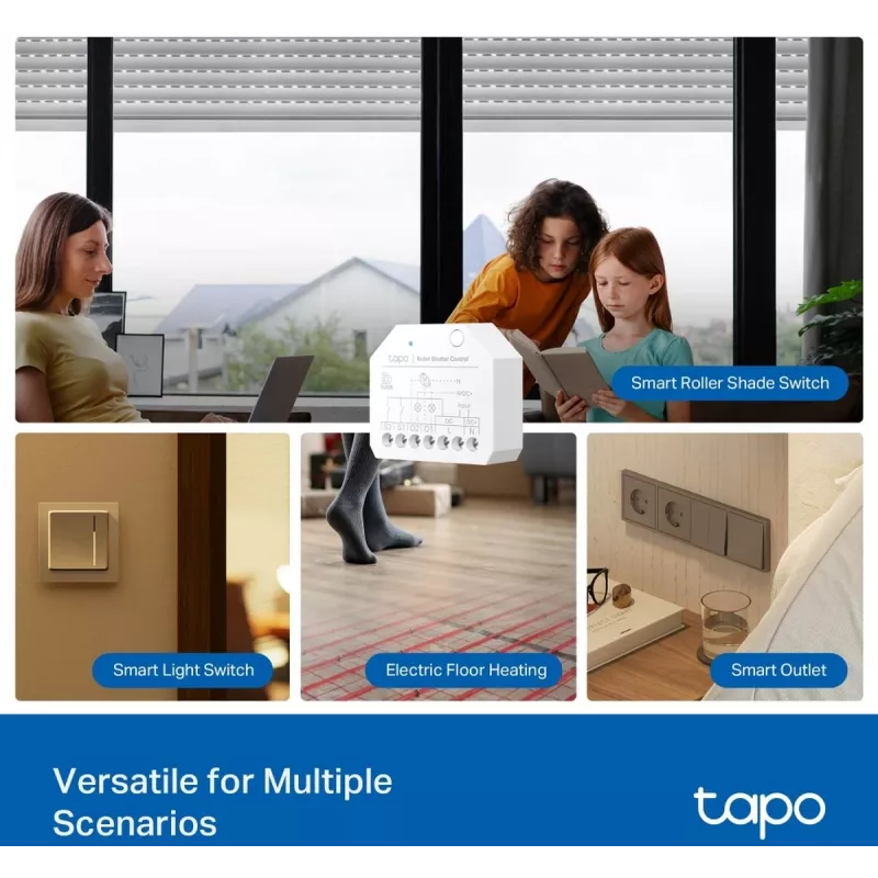 TP-Link Tapo S112 išmanusis jungiklio modulis, baltas