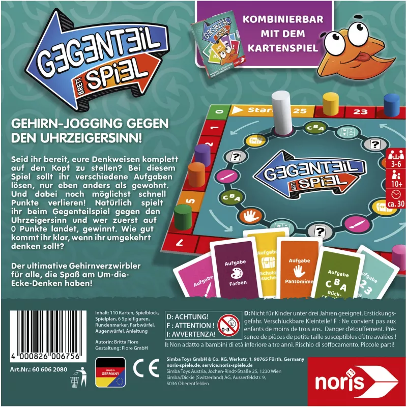 Gegenteil stalo žaidimas, dėlionė
