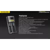 Įkroviklis Nitecore Ci12 Universal USB Li‑Ion, NiCd, NiMH akumuliatoriams, 3A įėjimas 5/9/12V, plastikinis korpusas