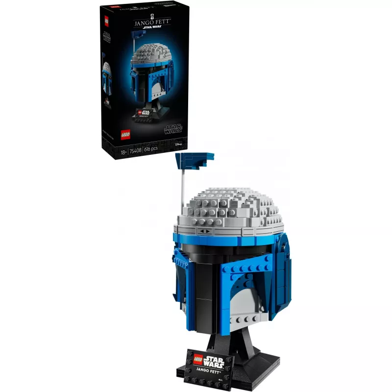 LEGO Star Wars 75408 Jango Fett šalmas, rinkinys iš 616 detalių, 18+