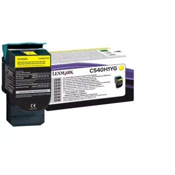 Kasetė su toneriu Lexmark C540H1YG geltona 1000 puslapių