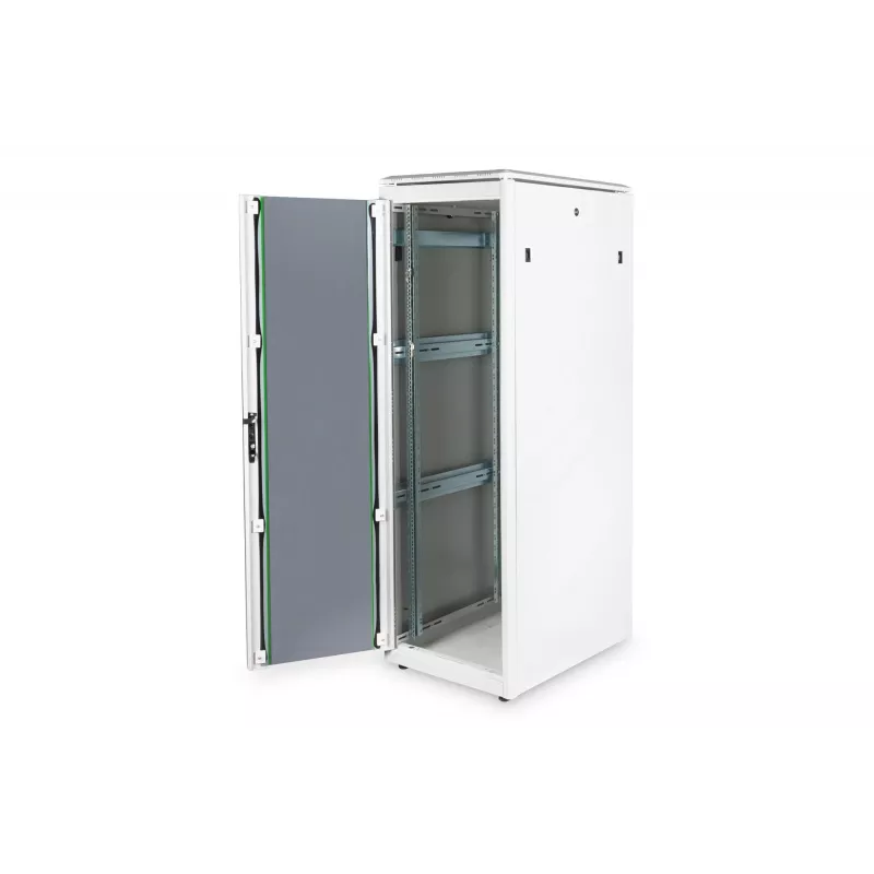DIGITUS 36HE Unique tinklo spinta 600x800 mm stiklinės durys pilka