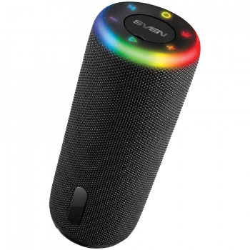 Prieinamas garsiakalbis 2.0 nešiojamas SVEN PS-150, juodas, galia 10W (2x5W) (RMS), TWS, Bluetooth, FM, USB, ličio baterija 1800 mA*h