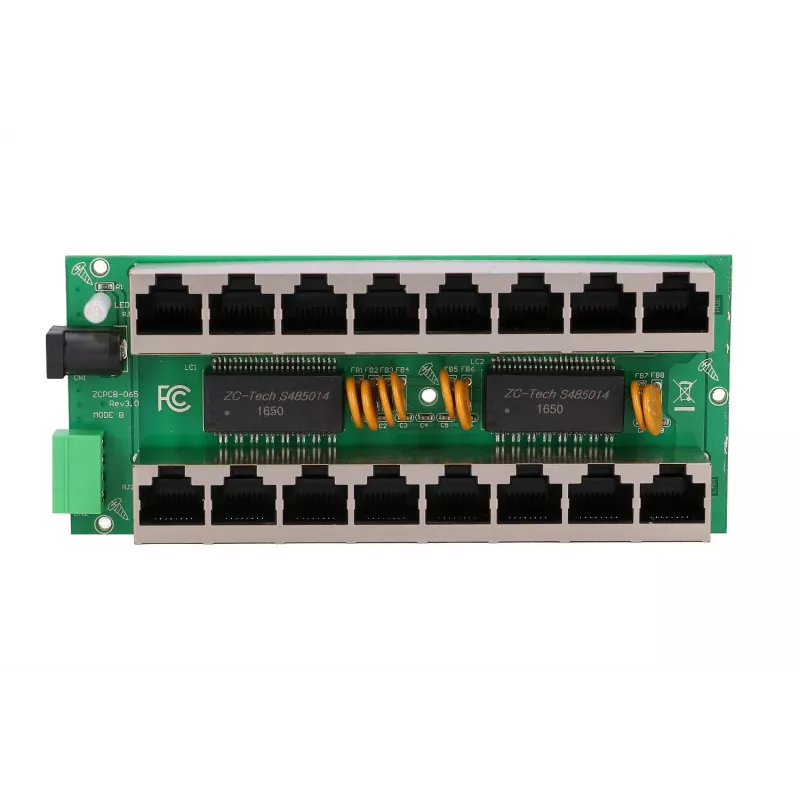 Extralink PoE Injector Gigabit 8 Prievadų 1000Mb/s RJ45 B režimas