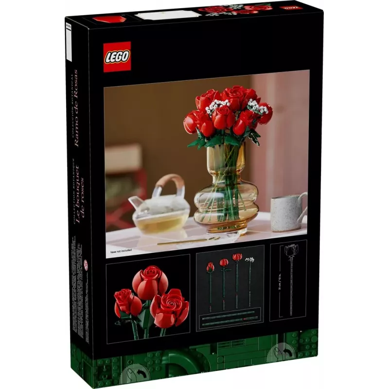 LEGO Icons Bouquet of Roses Gėlių puokštė suaugusiems
