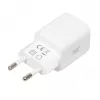 USB įkroviklis IBOX ILUC42W 42W (33W maks.), 1×USB-C PD3.0, 1×USB-A QC3.0, 100–240V, baltas