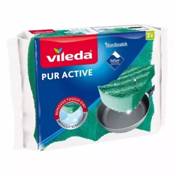 Kempinė su kietu paviršiumi Vileda Pur Active 2 vnt.
