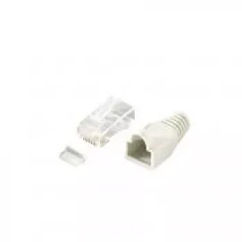Equip Cat.6 RJ45 kištukų rinkinys, RJ-45, permatomas, baltas, Cat6, auksuotas, 170 g, 11,7 mm