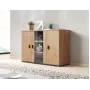 Cama sideboard 120 cm SOHO S7 lefkas oak/Juoda