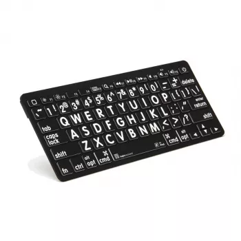 Klaviatūra Logickeyboard LKB-LPWB-BTON-DE universali Bluetooth QWERTZ vokiška juoda