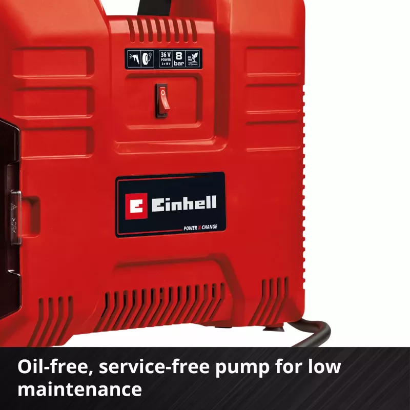 Oro kompresorius Einhell TE-AC 36/8 130 l/min 8 bar akumuliatorinis