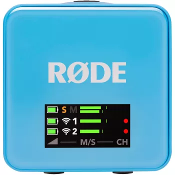 RØDE Wireless GO III Blue - belaidė mikrofono sistema (mėlyna)