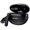 Belaidės Bluetooth ausinės Usams TWS E02 ANC+ENC juodos