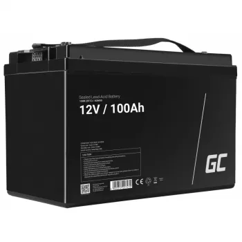 Green Cell AGM30 12 V 100 Ah sandarioji AGM baterija jūrų ir laisvalaikio transportui, 171×214×330 mm
