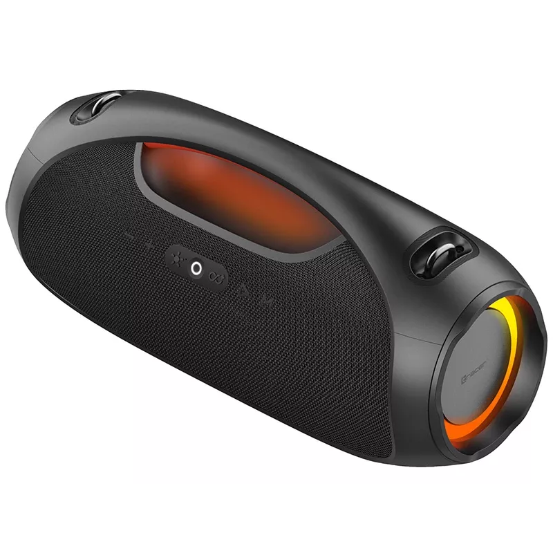 Nešiojamas stereo garsiakalbis TRACER TRAGLO47226 – belaidis Bluetooth 5.3, 60 W RMS, 12 h baterija, juodas
