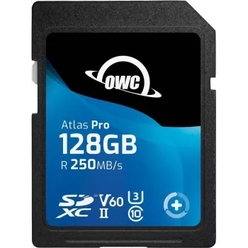 OWC Atlas Pro 128GB SDXC UHS-II V60 atminties kortelė – išplėstinės talpos SD (SDXC)