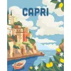Ravensburger CreArt Capri – spalvinimo pagal skaičius rinkinys su akriliniais dažais