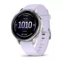 Garmin Venu 4 3,05 cm (1,2 colio) AMOLED 41 mm Skaitmeninis 390 x 390 pikselių Liečiamas ekranas Sidabrinis Wi-Fi GPS (palydovas)