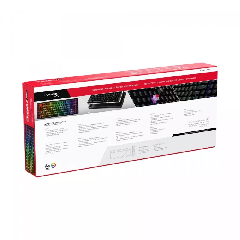 HyperX Origins 2 1800 klaviatūra juoda