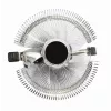 Oro aušintuvas Gembird CPU-HURACAN-X40 — 90 mm ventiliatorius, 800–1600 RPM, LGA 775, permatomas